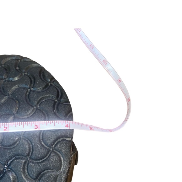 Birkenstock Black Leather Patent Birks Sandals Size 9 Ladies - Picture 12 of 13